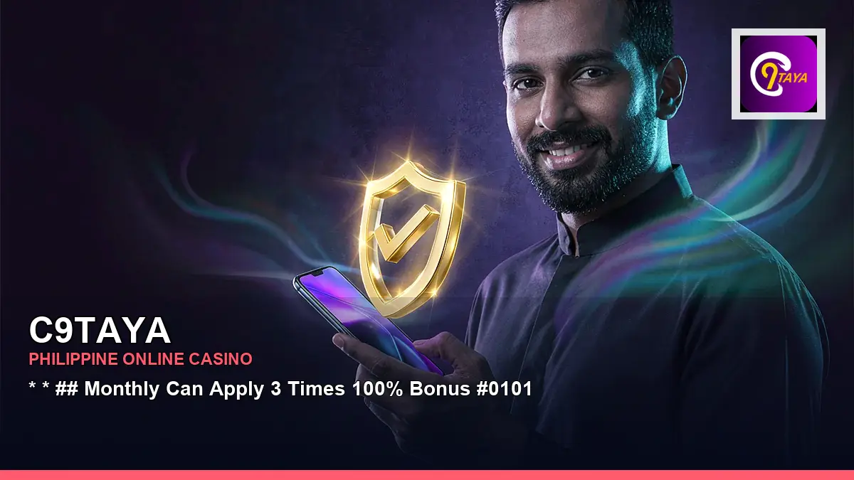 C9TAYA Philippines casino guide with shield confirm casino payment methods and an adult Filipina casino host